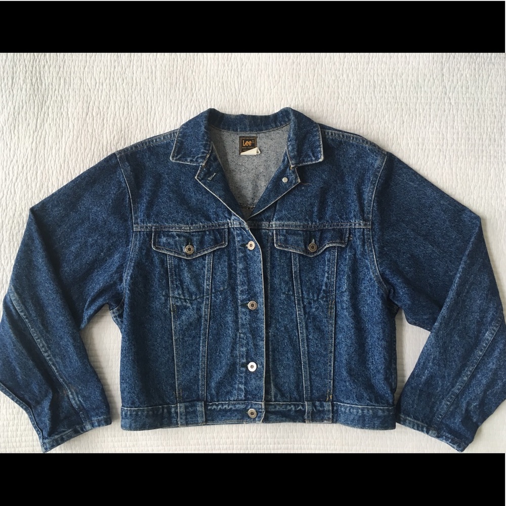 Women’s vintage Lee jeans denim trucker jacket M